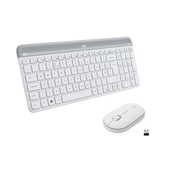 Logitech MK470 Slim Wireless Combo – Off White