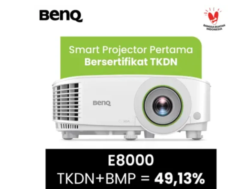 BenQ Smart Projector E8000+ Keyboard Mouse+DVY31