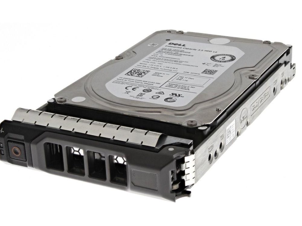 DELL 4TB Hard Drive SAS 12Gbps 7.2K 512n 3.5in Hot-Plug, Customer Kit – [G08OZ1M] + Mounting Bracket