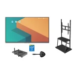 ICE Board 75 Inch 4K UHD-V3 with OPS (8-256 i7), Stand, and Wireless Screenshare Kit