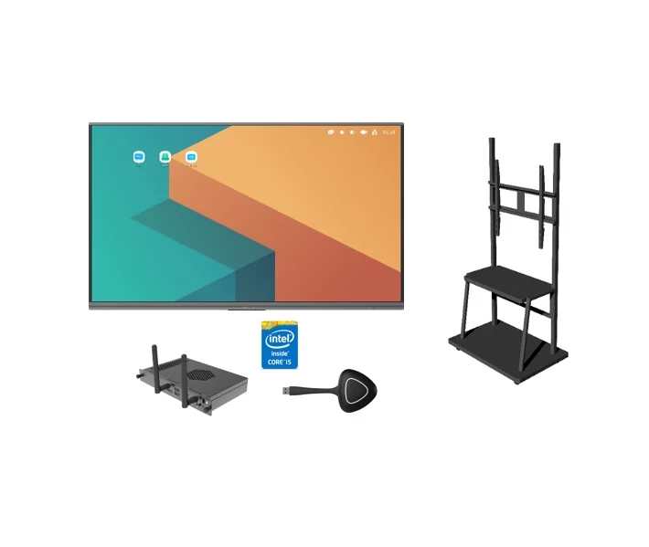 ICE Board 65 Inch 4K UHD-V3 with OPS (8-256 i7), Stand, and Wireless Screenshare Kit