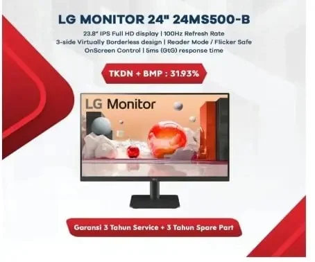 LG Monitor 24″ 24MS500-B