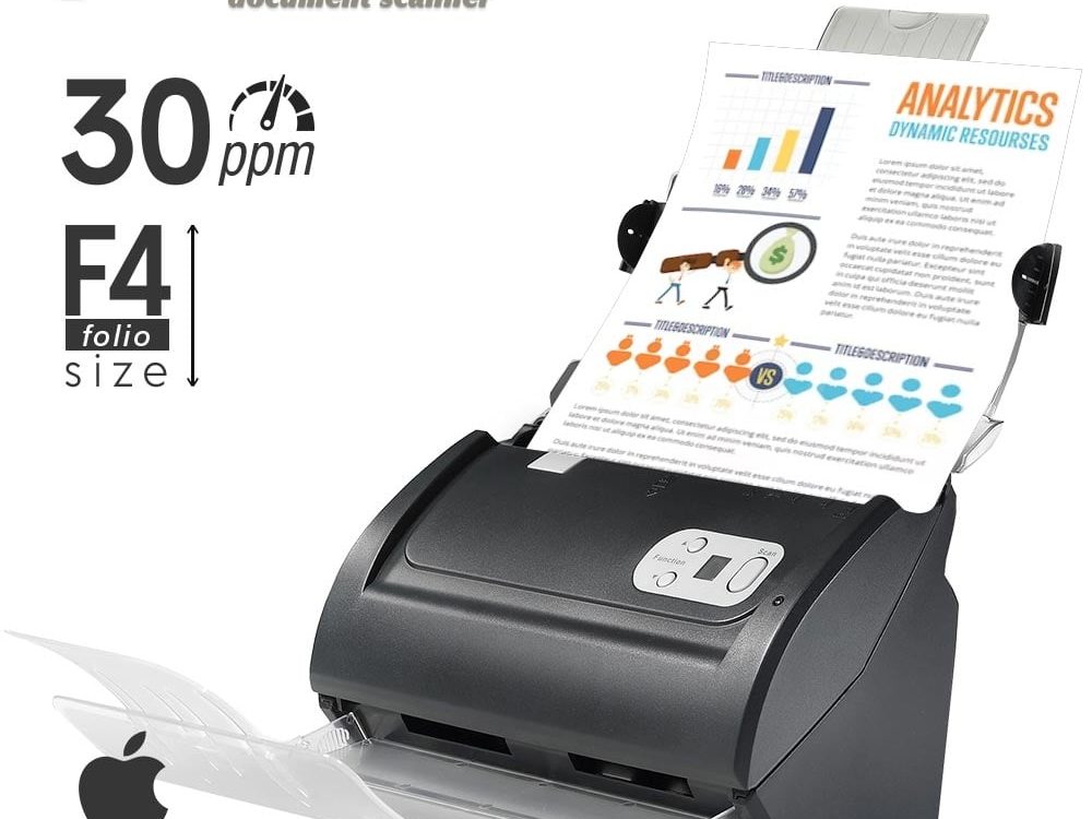 Scanner Plustek SmartOffice PS188 – 30 Lembar/menit (Folio/F4/Legal)