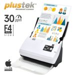 Scanner Plustek SmartOffice PS30D – 30 Lembar/menit (F4/Folio/Legal)