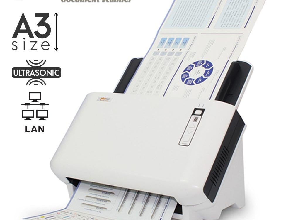 Scanner Plustek SmartOffice SN8016U – 80 Lembar/menit (A3) Network