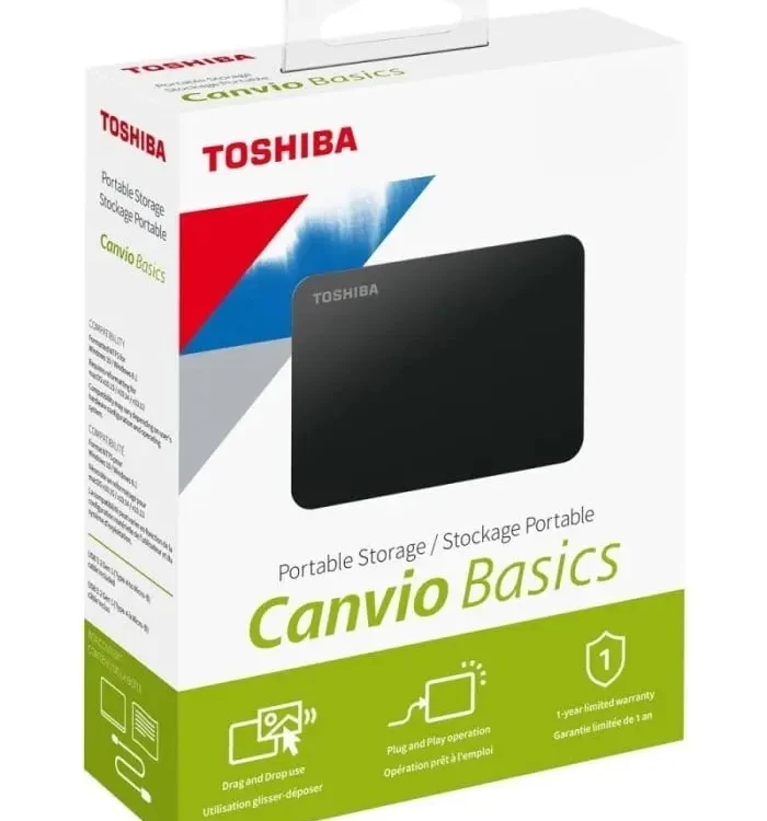 HDD Eksternal Toshiba Canvio Ready B3 1TB Black 2.5″