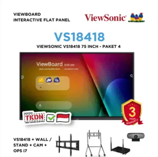 VIEWSONIC VS18418 75 INCH – PAKET 4