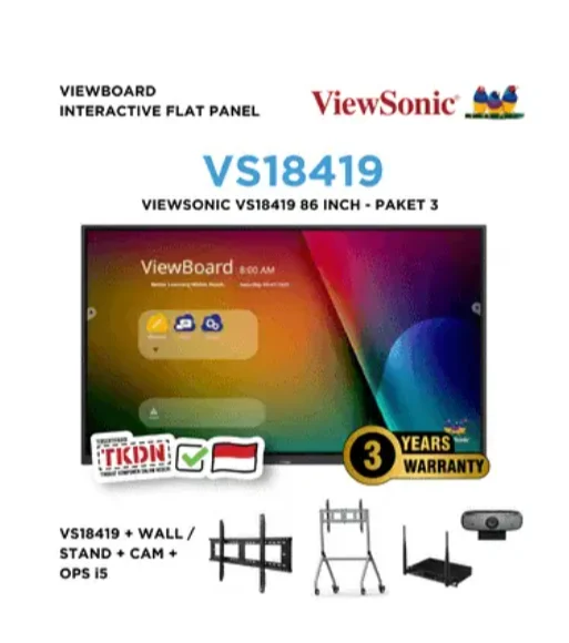 VIEWSONIC VIEWBOARD VS18419 – PAKET 3