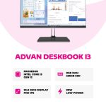 Advan AIO Deskbook Core i3-82S (i3 Gen 12, 8GB, 256GB, 23.8″)