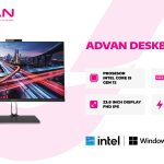 Advan AIO Deskbook Core i5-85S (i5 Gen 12, 8GB, 512GB, 23.8″)