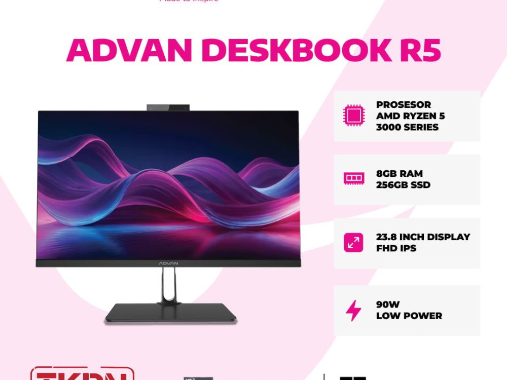 Advan AIO Deskbook R5-82S 2Y (Ryzen 5, 8GB, 256GB, 23.8″)