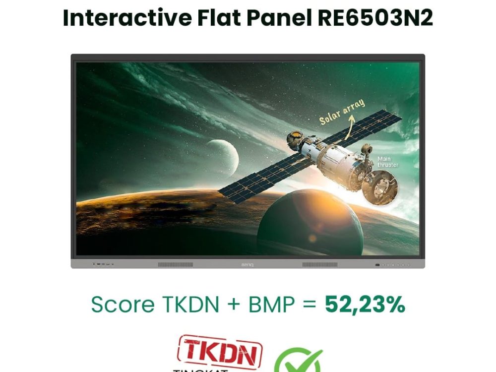 BENQ INTERACTIVE FLAT PANEL 65 INCH RE6504D + WebCam DVY31